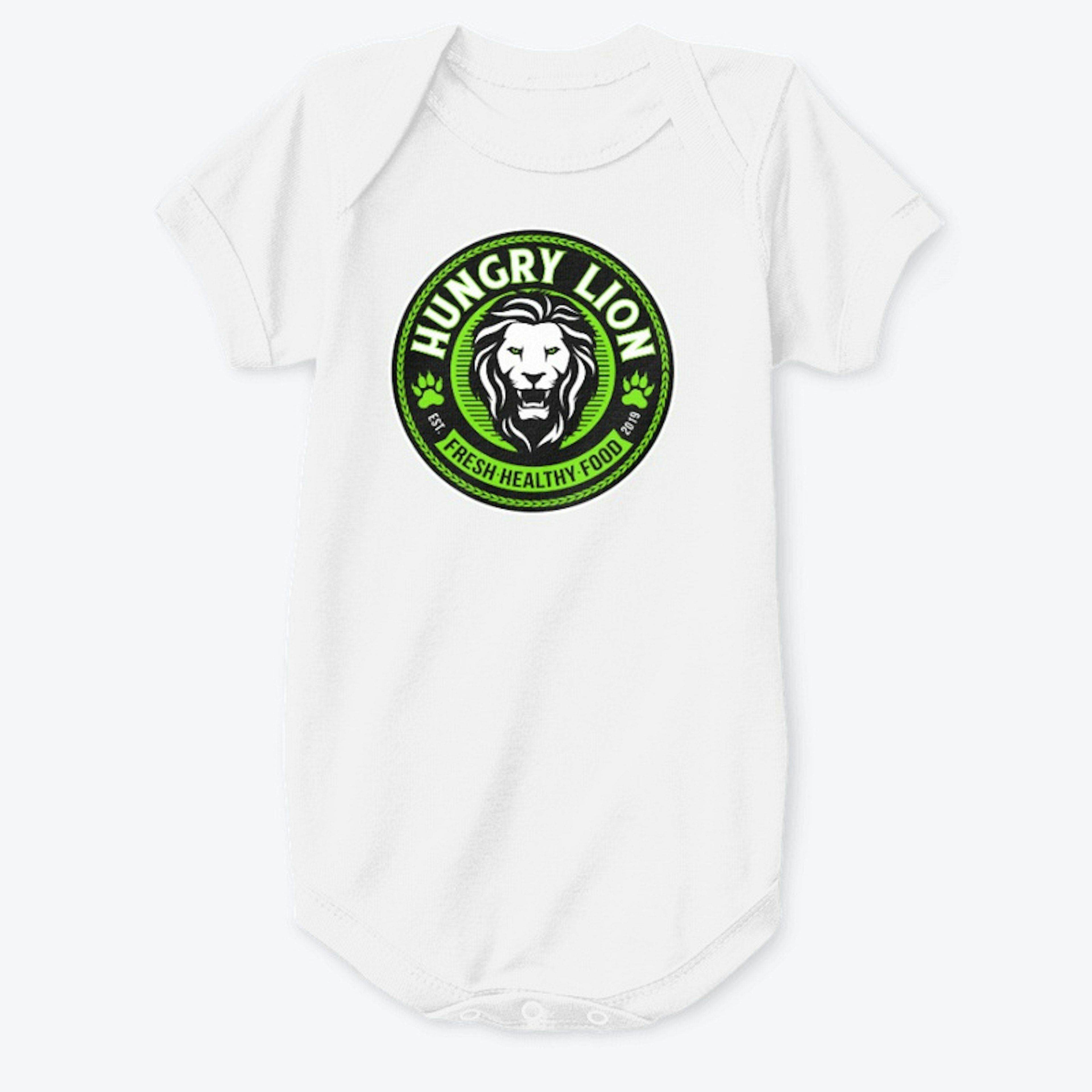 Hungry Lion Baby Onsie